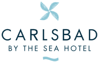Carlsbad by the Sea Hotel, Series by Marriott logo on footer section.